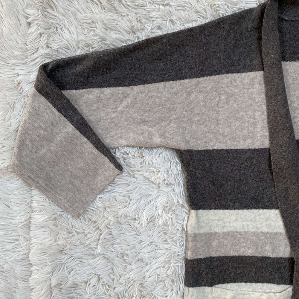 🎉HP🎉 Old Navy Open Cardigan 💗 Brown & Tan - Picture 9 of 12